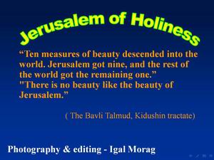Jrusalem of  holiness