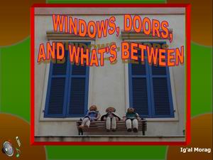 Windows & doors in neve zedek