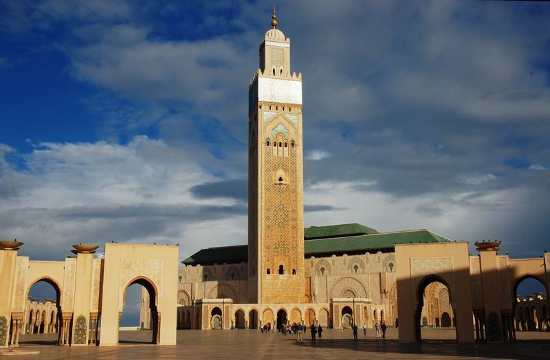 מרוקו - קזבלנקה - המסגד הגדול, חוץ