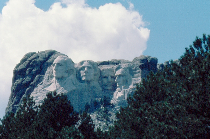 ארה'ב - הר רושמור ופסלי הנשיאים 