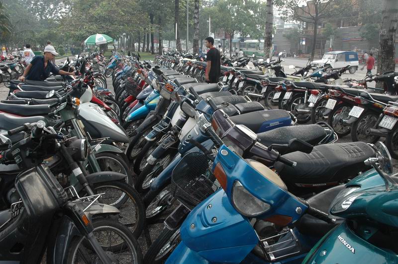 וייטנאם - חניון קטנועים