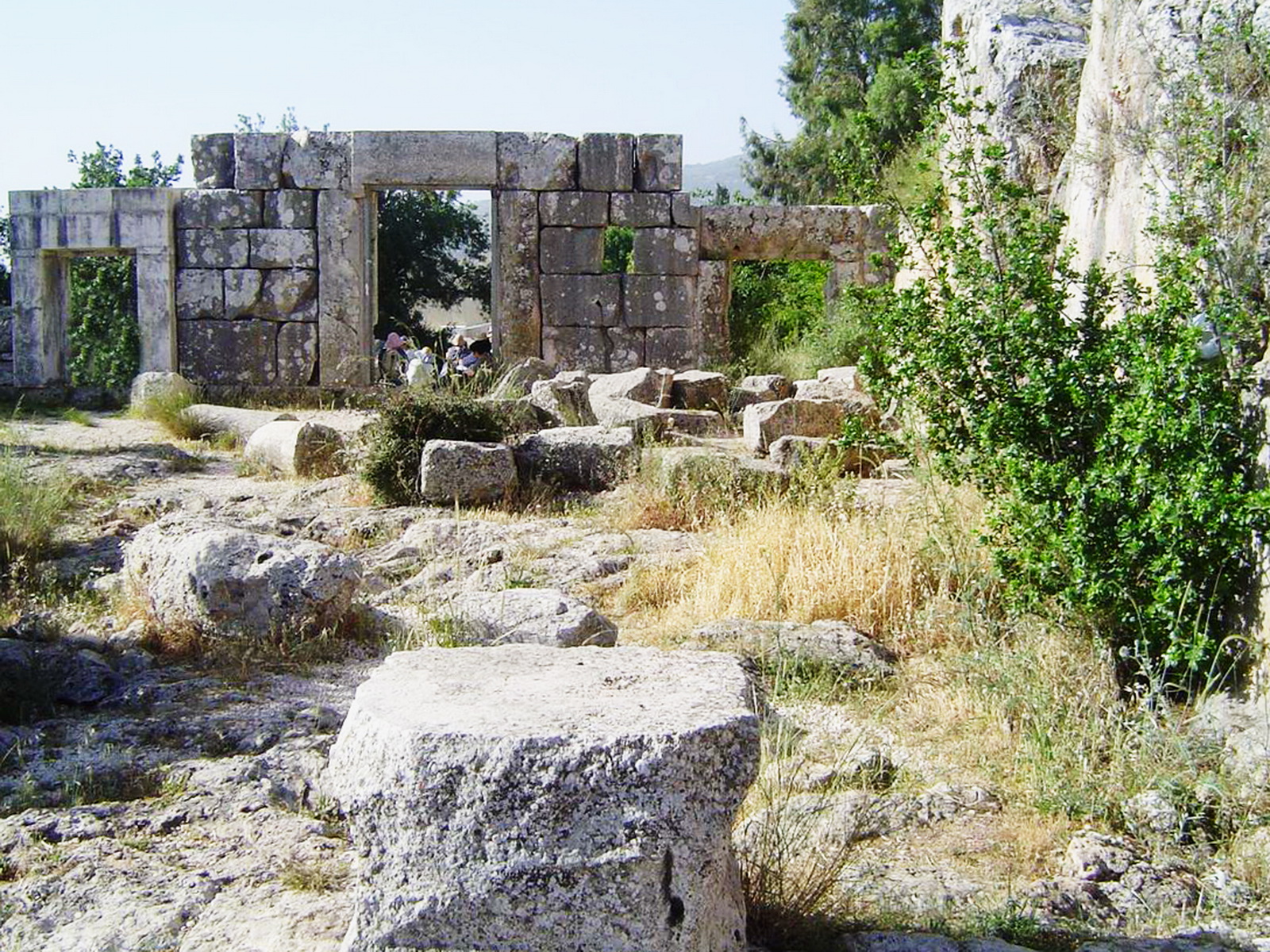 גליל עליון - מירון - חזית בית הכנסת העתיק
