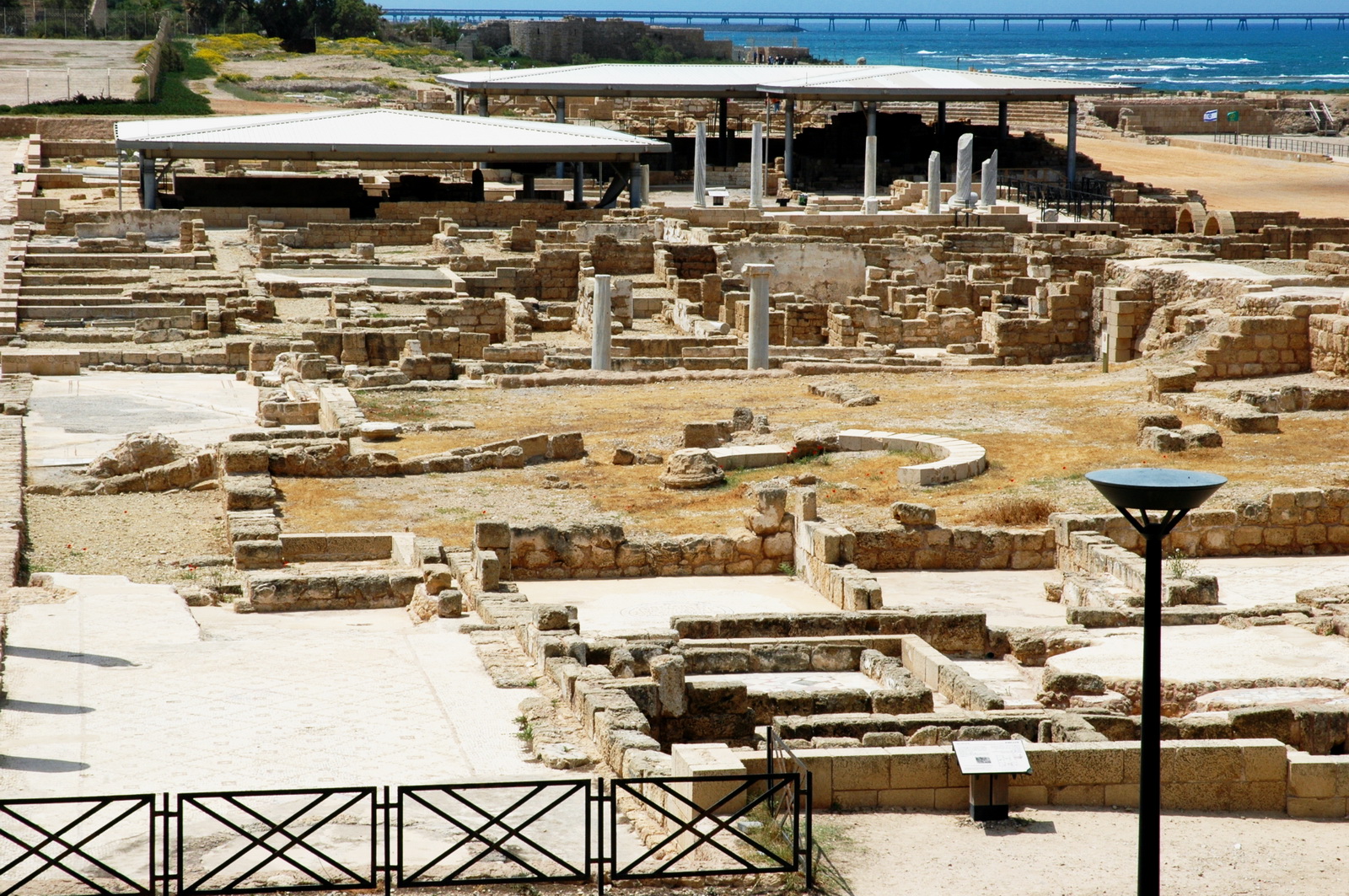 קיסריה הרומית - שטח החפירות