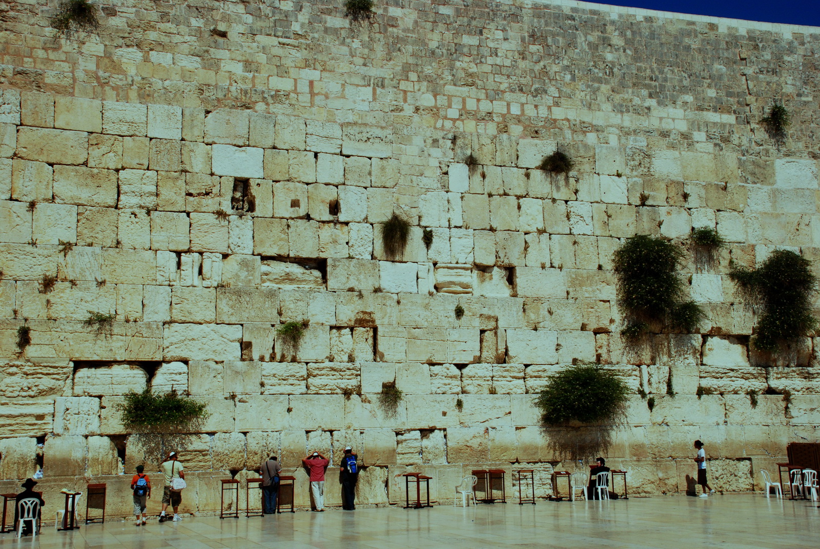 ירושלים - הכותל המערבי - קיר התמך של הר הבית - מימי הורדוס