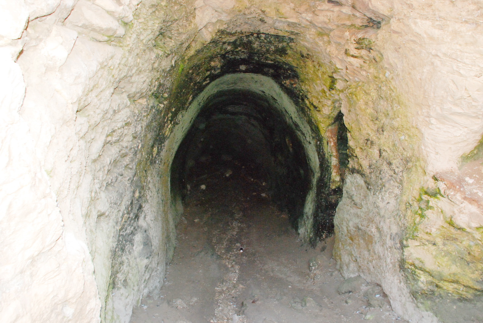 תל גזר - מפעל המים - פנים המנהרה