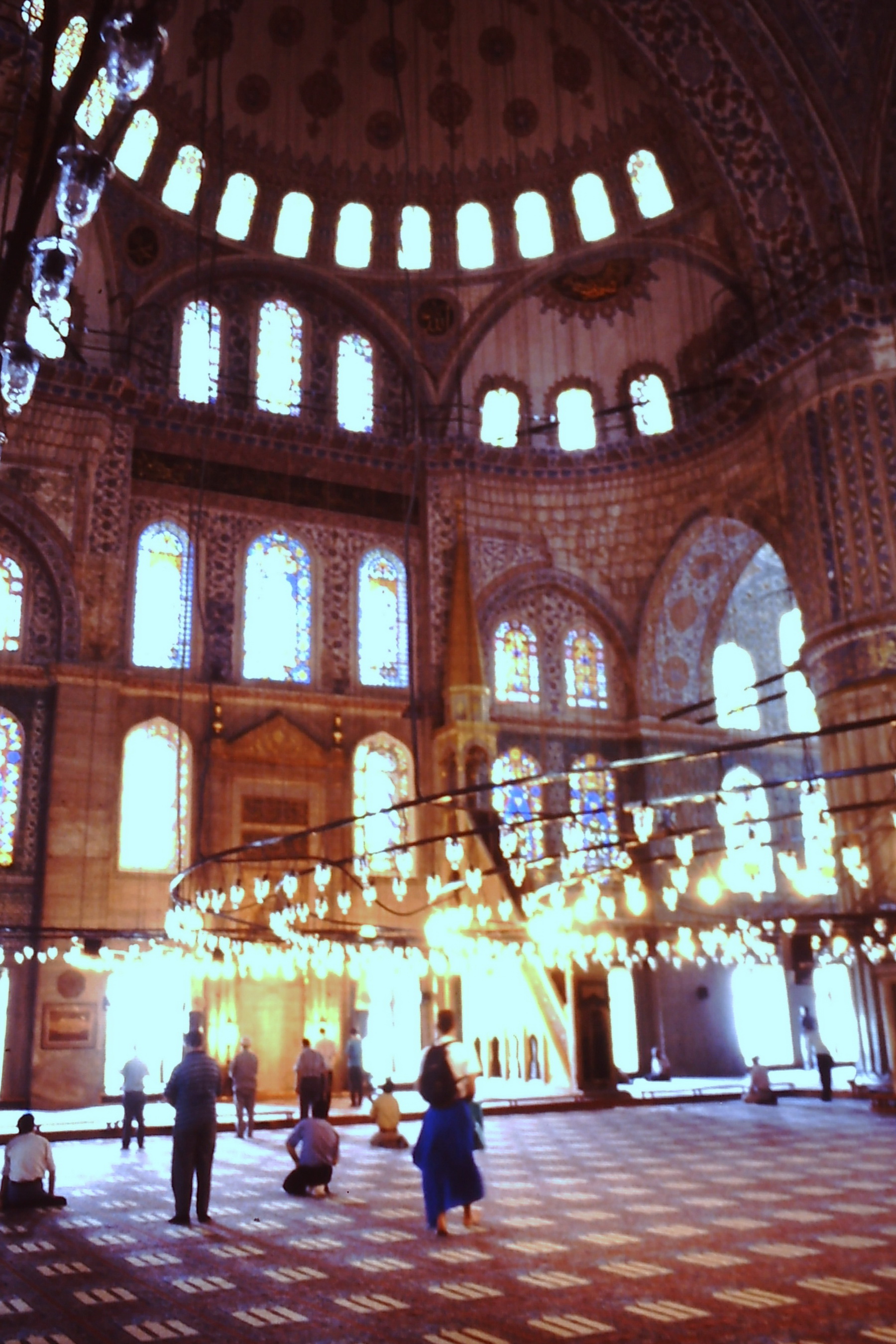איסטנבול - המסגד הכחול - פנים